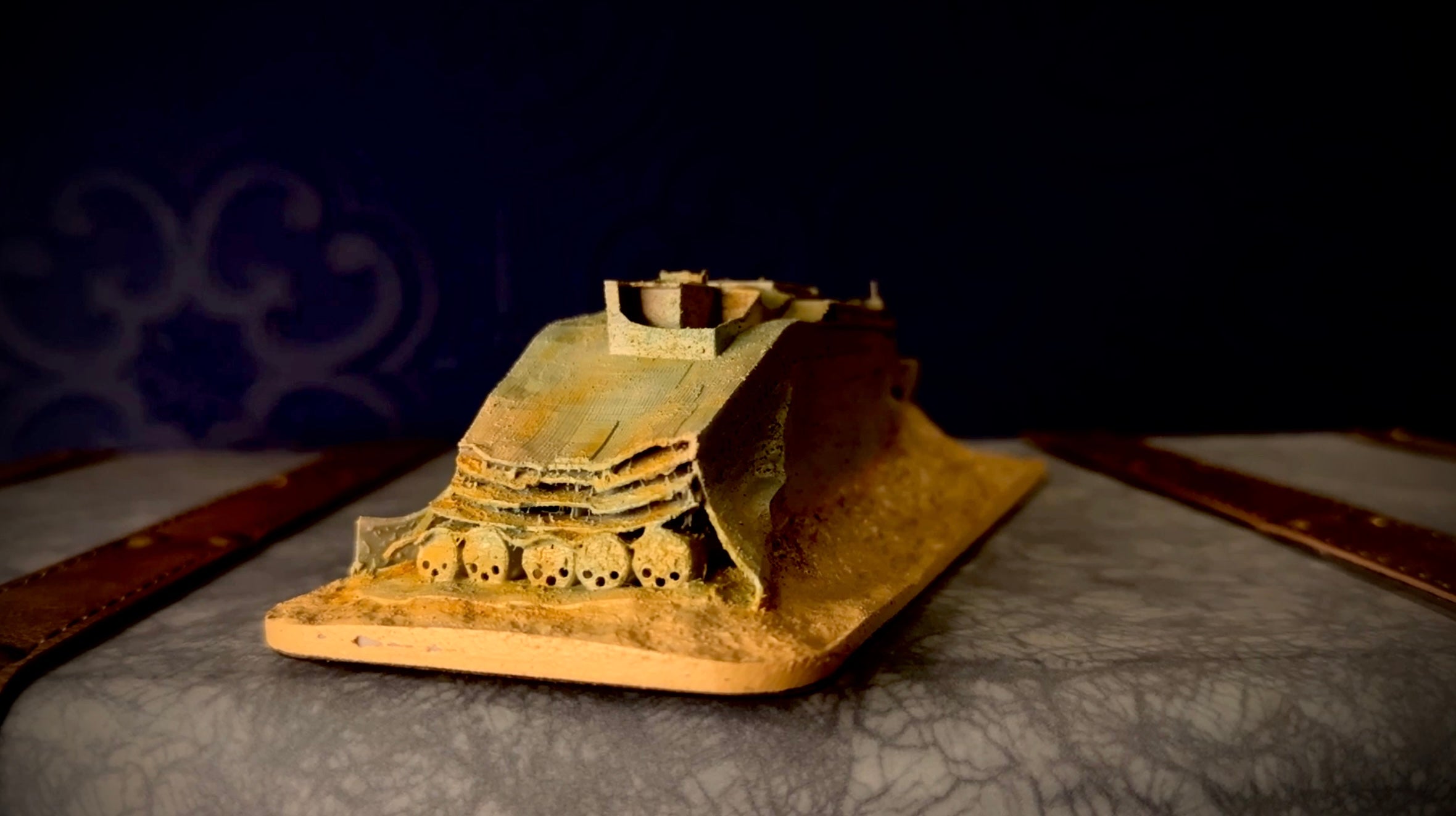 Deep sea effect high quality resin 3D printed titanic wreck model
