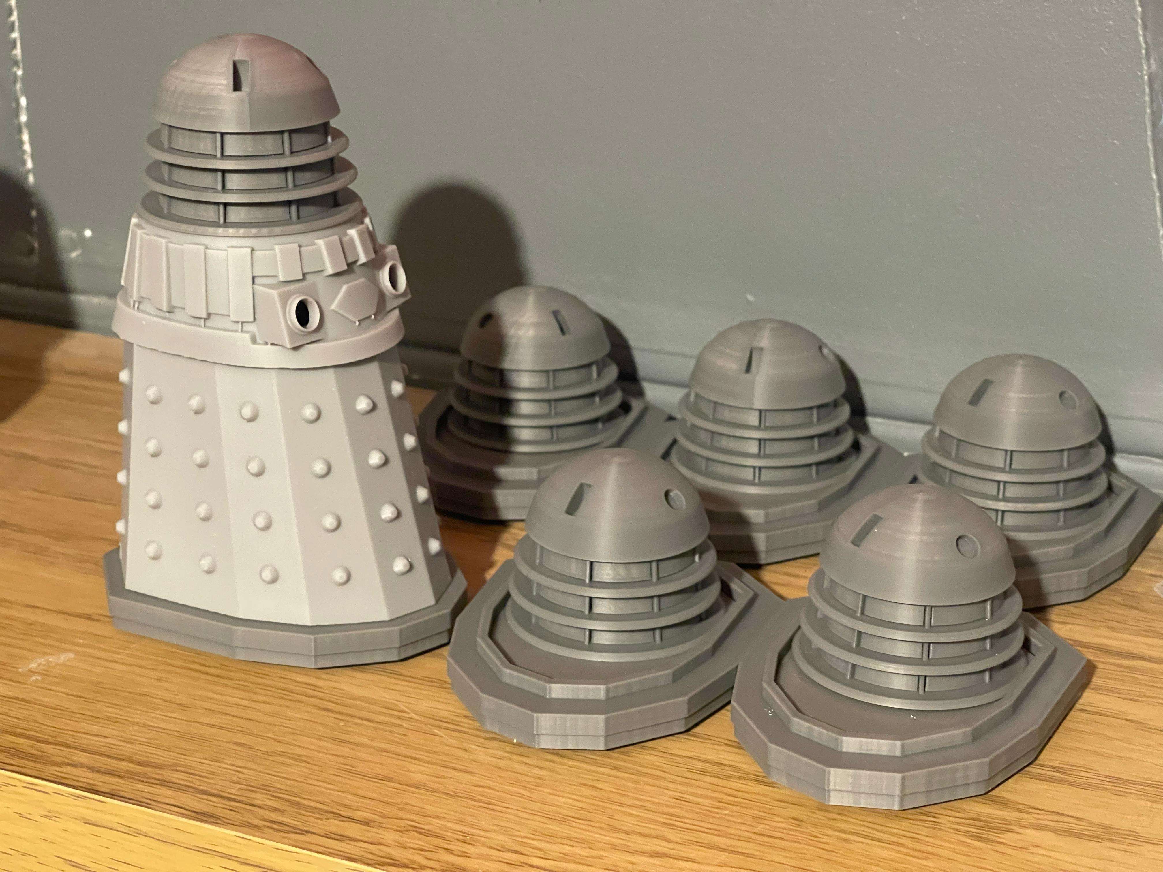 High Quality 3D Printed Model Imperial Dalek 5.5 Inch Scale Model 3D Prints