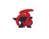 Titan Studios 3D Logo, Black, No Writing, Transparent