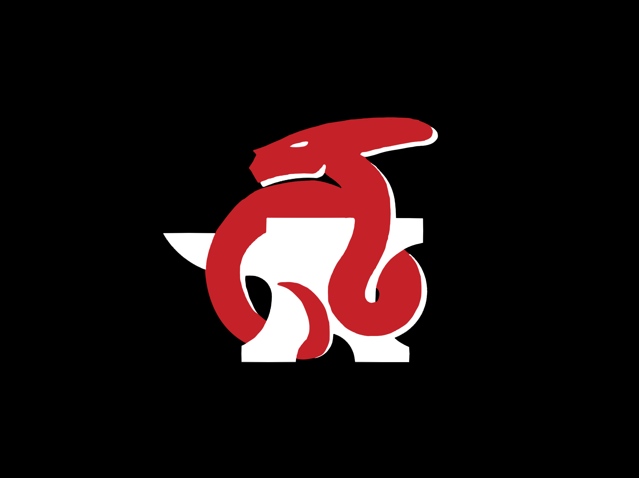 Titan Studios 3D Logo, White, No Writing